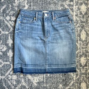 Loft Multi-Tone Denim Skirt